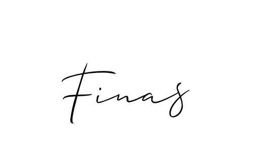 Best and Professional Signature Style for Finas. Allison_Script Best Signature Style Collection. Finas signature style 2 images and pictures png