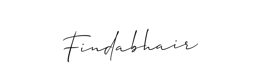 Best and Professional Signature Style for Findabhair. Allison_Script Best Signature Style Collection. Findabhair signature style 2 images and pictures png