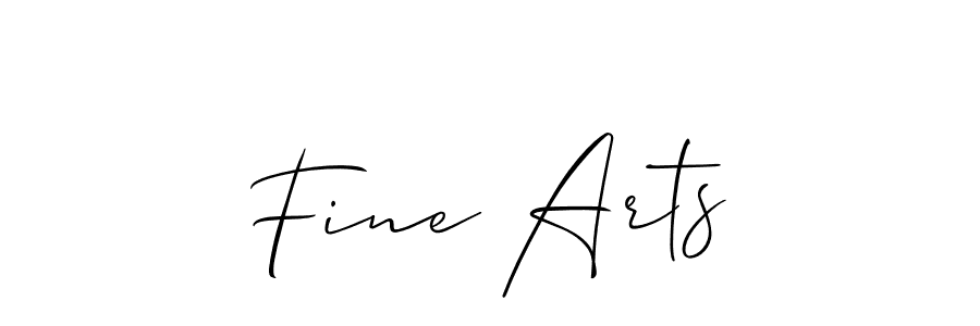 Use a signature maker to create a handwritten signature online. With this signature software, you can design (Allison_Script) your own signature for name Fine Arts. Fine Arts signature style 2 images and pictures png