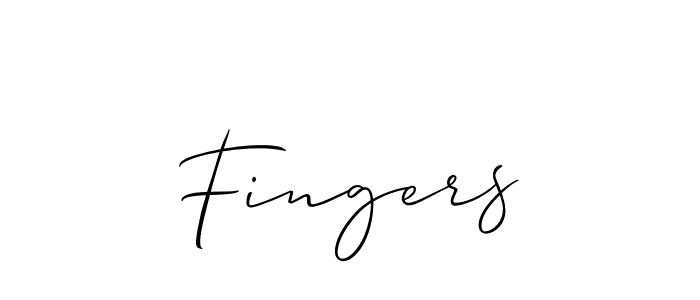 It looks lik you need a new signature style for name Fingers. Design unique handwritten (Allison_Script) signature with our free signature maker in just a few clicks. Fingers signature style 2 images and pictures png