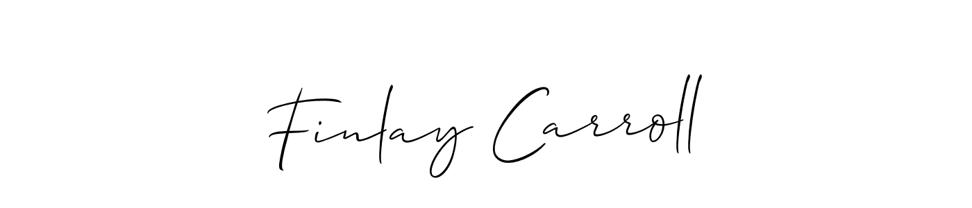 This is the best signature style for the Finlay Carroll name. Also you like these signature font (Allison_Script). Mix name signature. Finlay Carroll signature style 2 images and pictures png