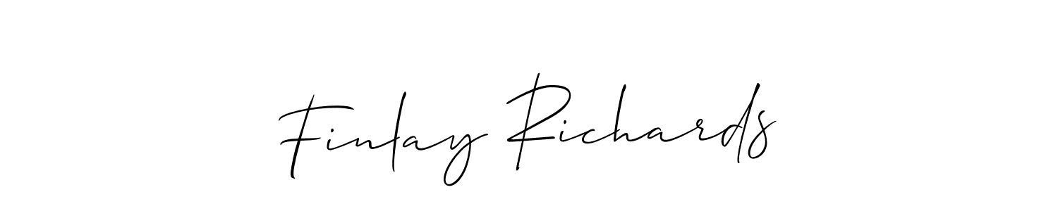 Similarly Allison_Script is the best handwritten signature design. Signature creator online .You can use it as an online autograph creator for name Finlay Richards. Finlay Richards signature style 2 images and pictures png