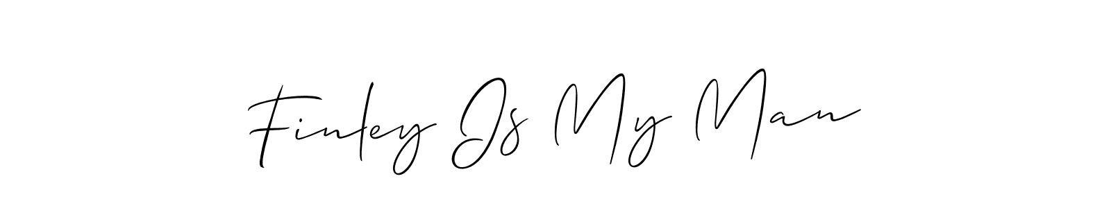 How to Draw Finley Is My Man signature style? Allison_Script is a latest design signature styles for name Finley Is My Man. Finley Is My Man signature style 2 images and pictures png