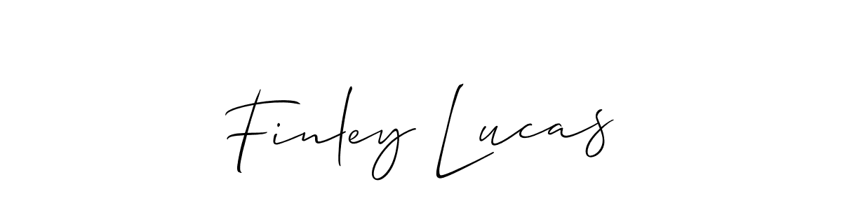 Use a signature maker to create a handwritten signature online. With this signature software, you can design (Allison_Script) your own signature for name Finley Lucas. Finley Lucas signature style 2 images and pictures png