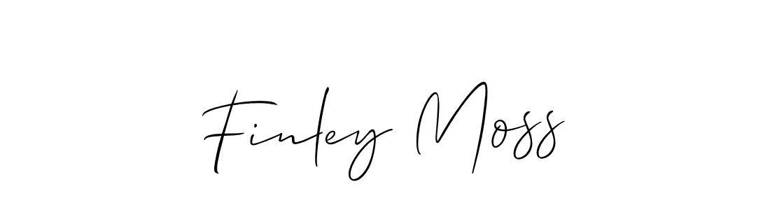 Design your own signature with our free online signature maker. With this signature software, you can create a handwritten (Allison_Script) signature for name Finley Moss. Finley Moss signature style 2 images and pictures png