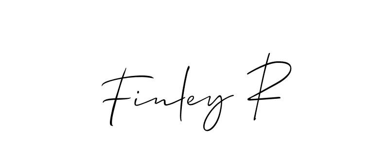 Also we have Finley R name is the best signature style. Create professional handwritten signature collection using Allison_Script autograph style. Finley R signature style 2 images and pictures png