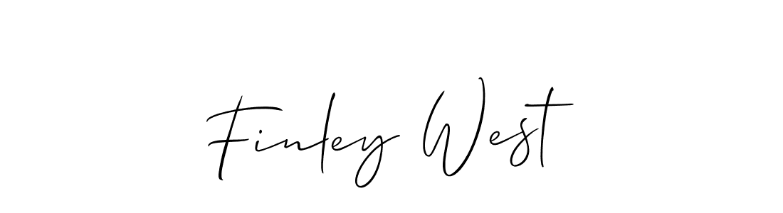 It looks lik you need a new signature style for name Finley West. Design unique handwritten (Allison_Script) signature with our free signature maker in just a few clicks. Finley West signature style 2 images and pictures png