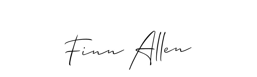 Best and Professional Signature Style for Finn Allen. Allison_Script Best Signature Style Collection. Finn Allen signature style 2 images and pictures png