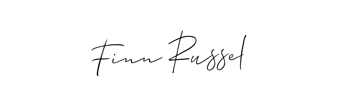 It looks lik you need a new signature style for name Finn Russel. Design unique handwritten (Allison_Script) signature with our free signature maker in just a few clicks. Finn Russel signature style 2 images and pictures png