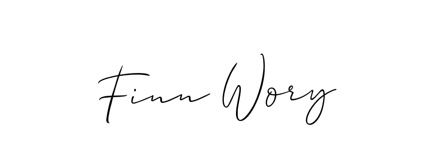 Design your own signature with our free online signature maker. With this signature software, you can create a handwritten (Allison_Script) signature for name Finn Wory. Finn Wory signature style 2 images and pictures png