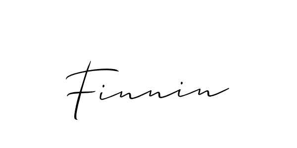 Make a beautiful signature design for name Finnin. Use this online signature maker to create a handwritten signature for free. Finnin signature style 2 images and pictures png