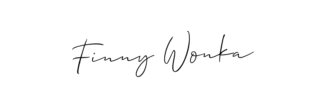 Also You can easily find your signature by using the search form. We will create Finny Wonka name handwritten signature images for you free of cost using Allison_Script sign style. Finny Wonka signature style 2 images and pictures png