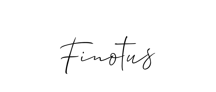 Finotus stylish signature style. Best Handwritten Sign (Allison_Script) for my name. Handwritten Signature Collection Ideas for my name Finotus. Finotus signature style 2 images and pictures png