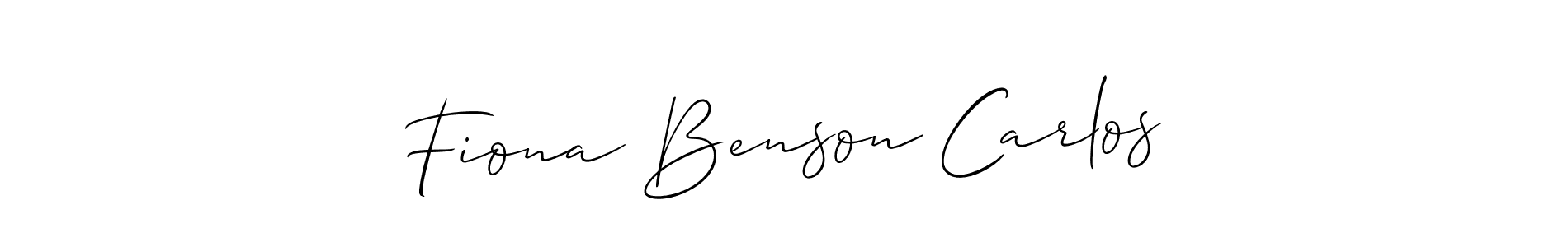 Once you've used our free online signature maker to create your best signature Allison_Script style, it's time to enjoy all of the benefits that Fiona Benson Carlos name signing documents. Fiona Benson Carlos signature style 2 images and pictures png