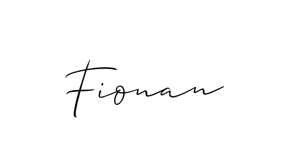 How to make Fionan name signature. Use Allison_Script style for creating short signs online. This is the latest handwritten sign. Fionan signature style 2 images and pictures png