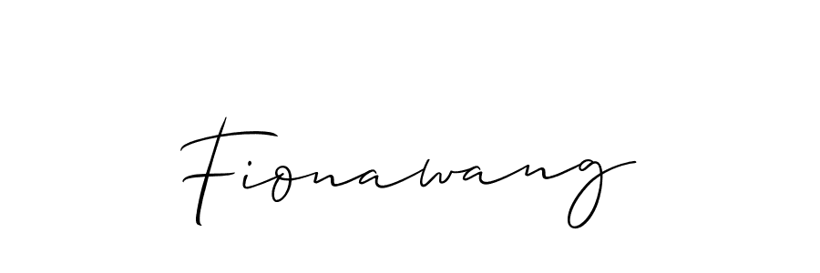 Similarly Allison_Script is the best handwritten signature design. Signature creator online .You can use it as an online autograph creator for name Fionawang. Fionawang signature style 2 images and pictures png