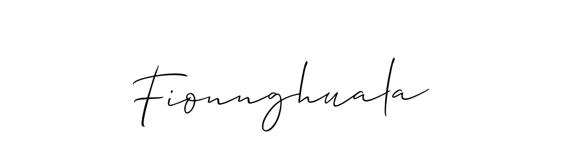 How to make Fionnghuala name signature. Use Allison_Script style for creating short signs online. This is the latest handwritten sign. Fionnghuala signature style 2 images and pictures png