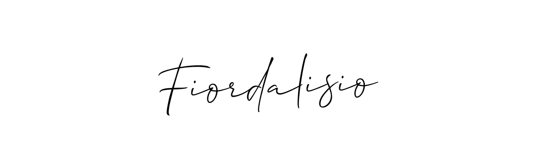 You should practise on your own different ways (Allison_Script) to write your name (Fiordalisio) in signature. don't let someone else do it for you. Fiordalisio signature style 2 images and pictures png