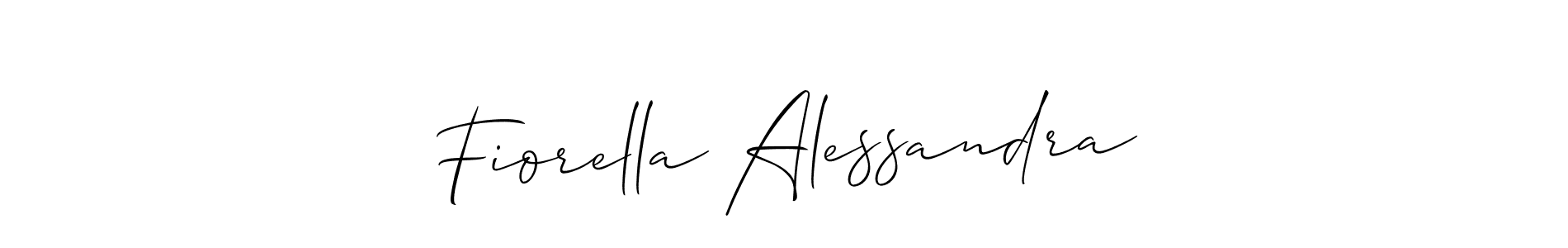 Similarly Allison_Script is the best handwritten signature design. Signature creator online .You can use it as an online autograph creator for name Fiorella Alessandra. Fiorella Alessandra signature style 2 images and pictures png