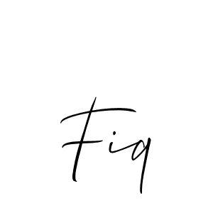 Similarly Allison_Script is the best handwritten signature design. Signature creator online .You can use it as an online autograph creator for name Fiq. Fiq signature style 2 images and pictures png