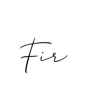 How to make Fir name signature. Use Allison_Script style for creating short signs online. This is the latest handwritten sign. Fir signature style 2 images and pictures png