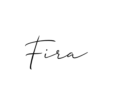 Best and Professional Signature Style for Fira. Allison_Script Best Signature Style Collection. Fira signature style 2 images and pictures png