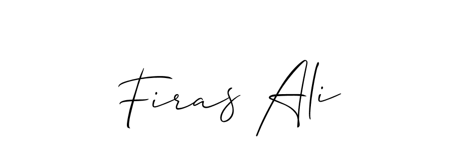 Use a signature maker to create a handwritten signature online. With this signature software, you can design (Allison_Script) your own signature for name Firas Ali. Firas Ali signature style 2 images and pictures png