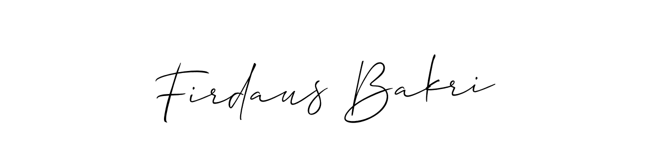 Check out images of Autograph of Firdaus Bakri name. Actor Firdaus Bakri Signature Style. Allison_Script is a professional sign style online. Firdaus Bakri signature style 2 images and pictures png