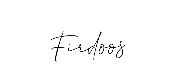 You can use this online signature creator to create a handwritten signature for the name Firdoos. This is the best online autograph maker. Firdoos signature style 2 images and pictures png