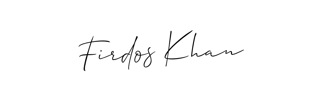 See photos of Firdos Khan official signature by Spectra . Check more albums & portfolios. Read reviews & check more about Allison_Script font. Firdos Khan signature style 2 images and pictures png