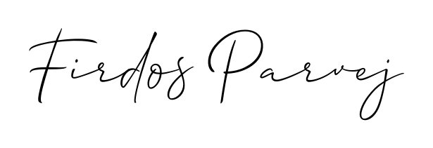 A stylish, flowing autograph style designed for name Firdos Parvej using Allison_Script typography. Perfect for digital creative projects. Firdos Parvej signature style 2 images and pictures png