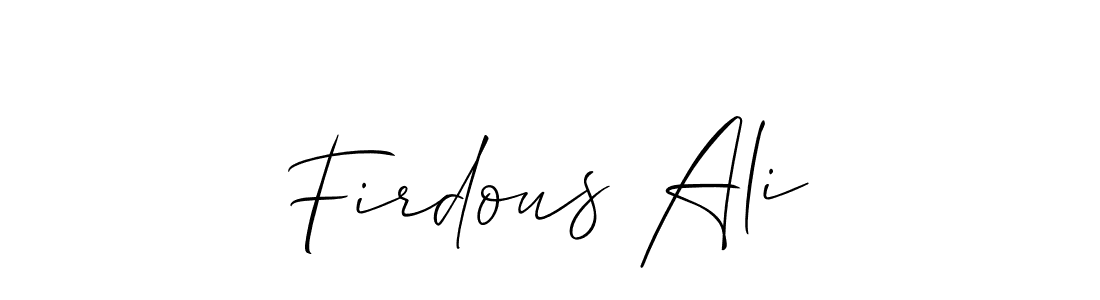 Once you've used our free online signature maker to create your best signature Allison_Script style, it's time to enjoy all of the benefits that Firdous Ali name signing documents. Firdous Ali signature style 2 images and pictures png