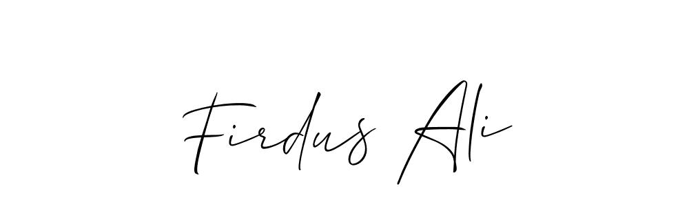 if you are searching for the best signature style for your name Firdus Ali. so please give up your signature search. here we have designed multiple signature styles  using Allison_Script. Firdus Ali signature style 2 images and pictures png