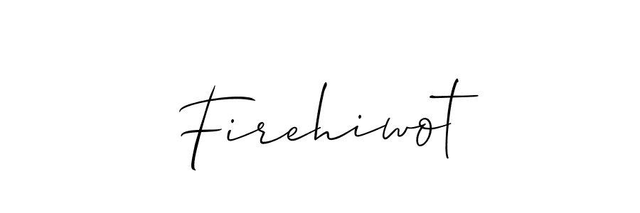 Make a beautiful signature design for name Firehiwot. Use this online signature maker to create a handwritten signature for free. Firehiwot signature style 2 images and pictures png