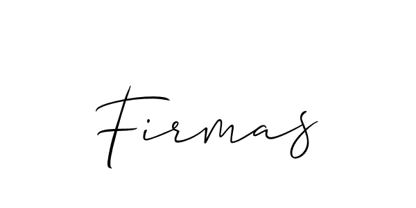 How to make Firmas signature? Allison_Script is a professional autograph style. Create handwritten signature for Firmas name. Firmas signature style 2 images and pictures png