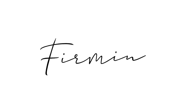 Design your own signature with our free online signature maker. With this signature software, you can create a handwritten (Allison_Script) signature for name Firmin. Firmin signature style 2 images and pictures png