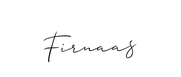 if you are searching for the best signature style for your name Firnaas. so please give up your signature search. here we have designed multiple signature styles  using Allison_Script. Firnaas signature style 2 images and pictures png