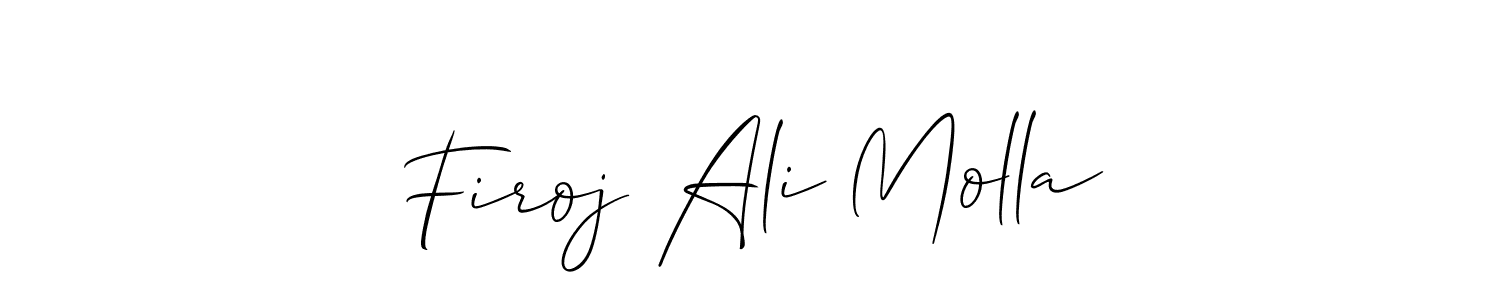 Once you've used our free online signature maker to create your best signature Allison_Script style, it's time to enjoy all of the benefits that Firoj Ali Molla name signing documents. Firoj Ali Molla signature style 2 images and pictures png