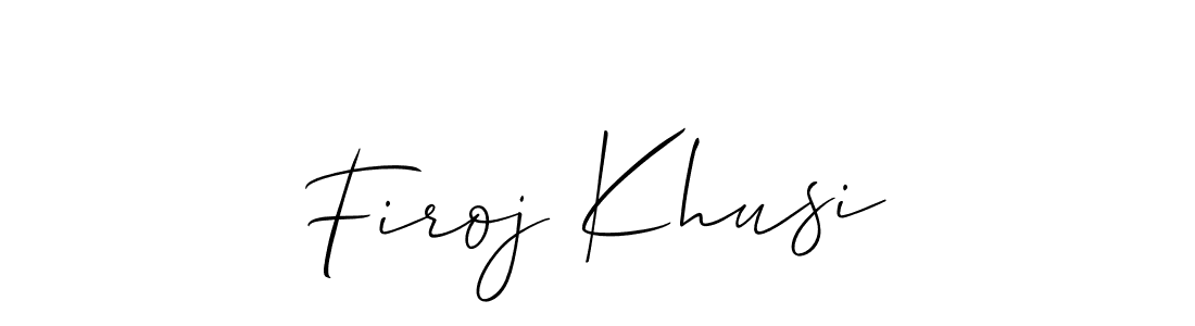 Here are the top 10 professional signature styles for the name Firoj Khusi. These are the best autograph styles you can use for your name. Firoj Khusi signature style 2 images and pictures png