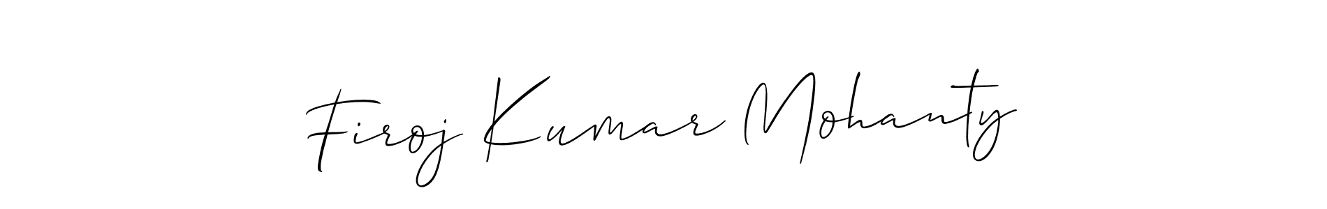 Similarly Allison_Script is the best handwritten signature design. Signature creator online .You can use it as an online autograph creator for name Firoj Kumar Mohanty. Firoj Kumar Mohanty signature style 2 images and pictures png