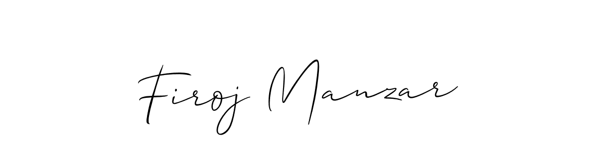 Best and Professional Signature Style for Firoj Manzar. Allison_Script Best Signature Style Collection. Firoj Manzar signature style 2 images and pictures png