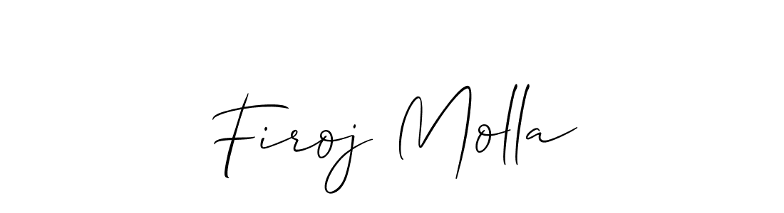 How to Draw Firoj Molla signature style? Allison_Script is a latest design signature styles for name Firoj Molla. Firoj Molla signature style 2 images and pictures png