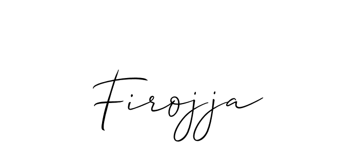 Similarly Allison_Script is the best handwritten signature design. Signature creator online .You can use it as an online autograph creator for name Firojja. Firojja signature style 2 images and pictures png