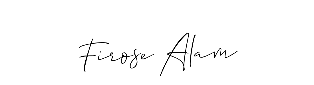 You can use this online signature creator to create a handwritten signature for the name Firose Alam. This is the best online autograph maker. Firose Alam signature style 2 images and pictures png