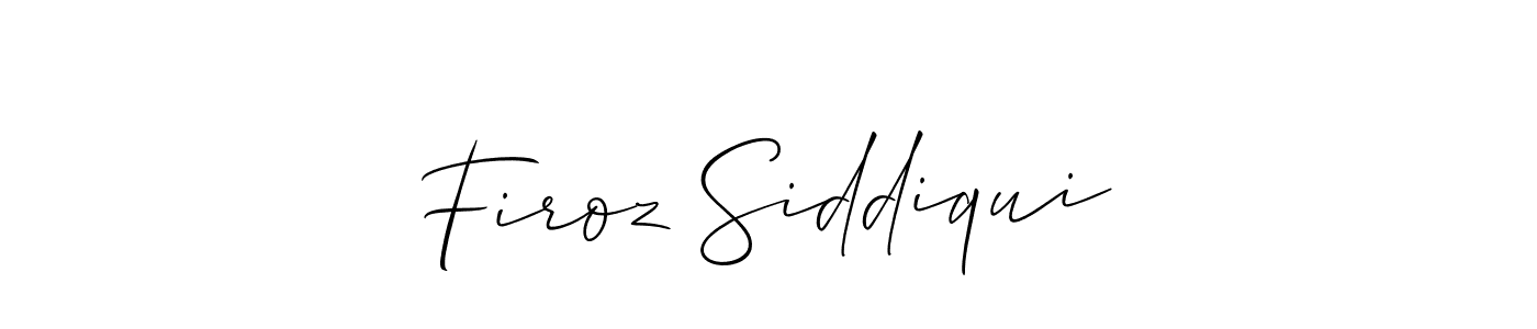 Once you've used our free online signature maker to create your best signature Allison_Script style, it's time to enjoy all of the benefits that Firoz Siddiqui name signing documents. Firoz Siddiqui signature style 2 images and pictures png