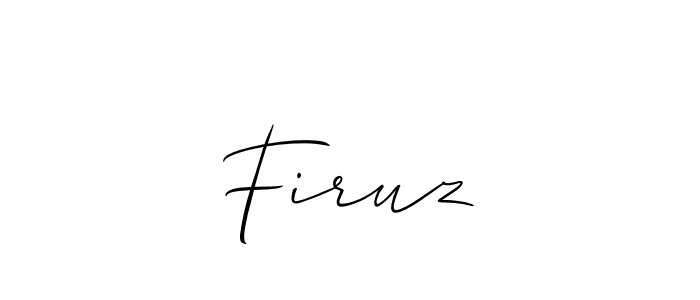 Best and Professional Signature Style for Firuzə. Allison_Script Best Signature Style Collection. Firuzə signature style 2 images and pictures png