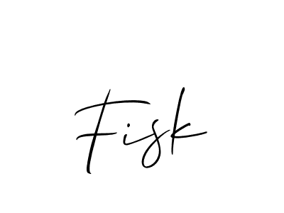 Fisk stylish signature style. Best Handwritten Sign (Allison_Script) for my name. Handwritten Signature Collection Ideas for my name Fisk. Fisk signature style 2 images and pictures png