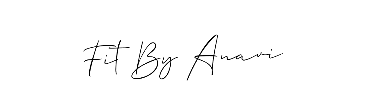 Similarly Allison_Script is the best handwritten signature design. Signature creator online .You can use it as an online autograph creator for name Fit By Anavi. Fit By Anavi signature style 2 images and pictures png