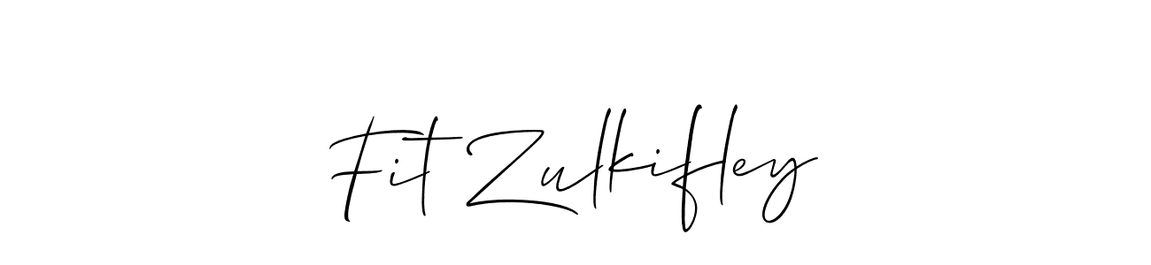 It looks lik you need a new signature style for name Fit Zulkifley. Design unique handwritten (Allison_Script) signature with our free signature maker in just a few clicks. Fit Zulkifley signature style 2 images and pictures png