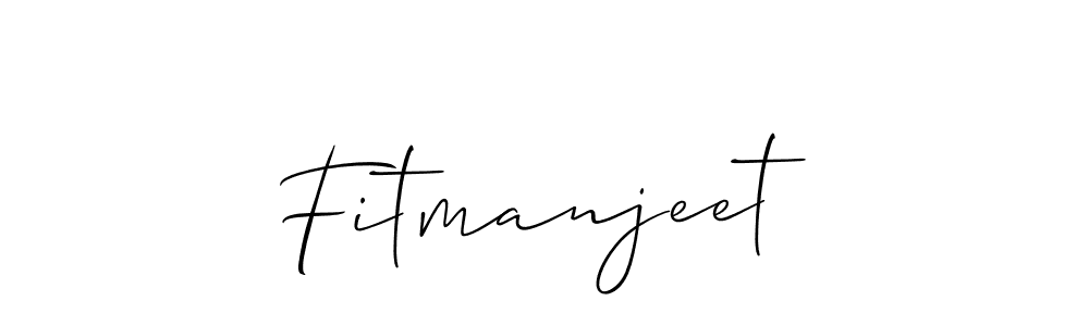 Best and Professional Signature Style for Fitmanjeet. Allison_Script Best Signature Style Collection. Fitmanjeet signature style 2 images and pictures png